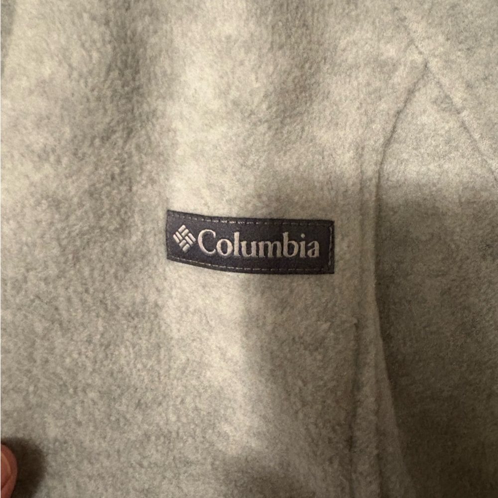 Columbia Light Gray Fleece Jacket